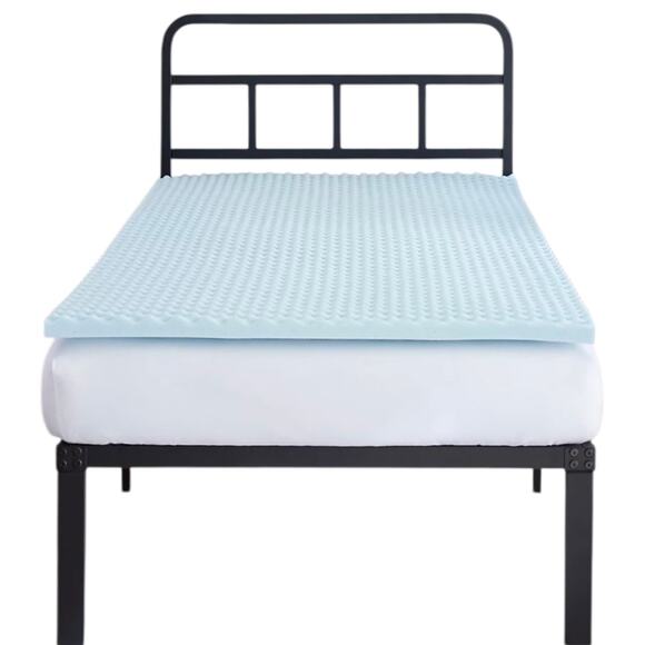 ProSleep Convoluted Gel Infused Memory Foam Mattress Topper 1 1/2" Thick Twin XL - Picture 1 of 5